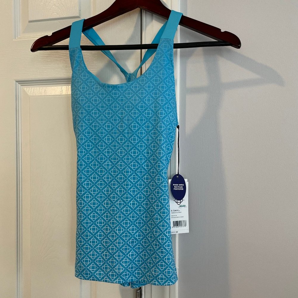 NWT Satva Sport Tank Top in Turquoise
